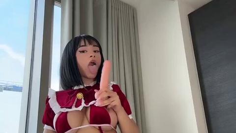 Dami - like the way she plays with her dildo? 💕