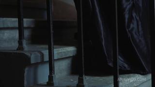 Triple Penetration Lover 💖💦 - 🔥 Bella Grey signs her fate — hooded cloak up the stairs, pen on the ...