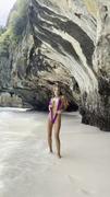 Monika Fox - I'm having fun in a purple swimsuit on paradise island! Watch my vide...