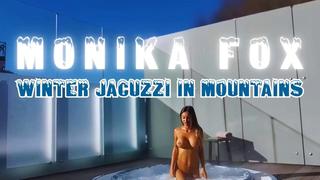 Monika Fox - Hot Monika Fox Takes Winter Jacuzzi In Mountains! #realloyalfans