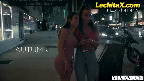 LechitaX - 🎬 Autumn Falls and Teanna Trump sharing a #cock  #LechitaX #BWC #Thre...