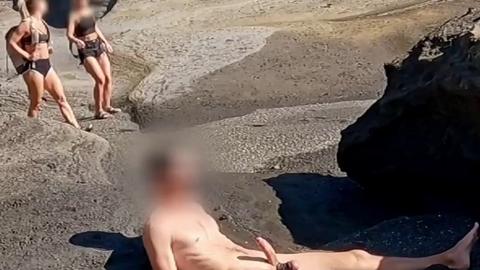 Nudists on Beach - Wata 🙉